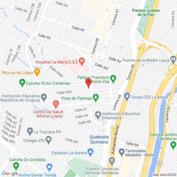 Mapa de López Gloria