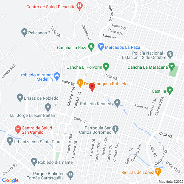 Mapa de Linea Broster