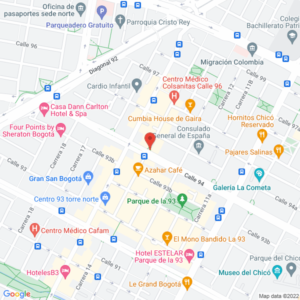 Mapa de Linea Verde S.A.S.