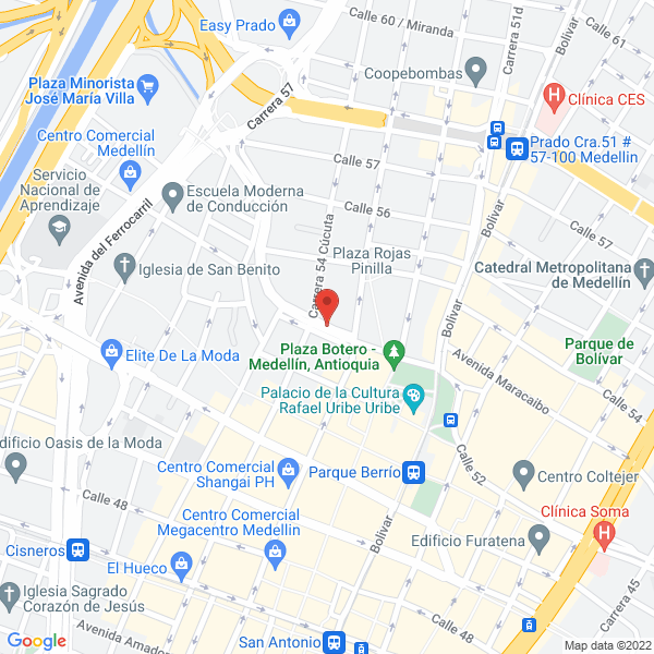 Mapa de Litoexpress