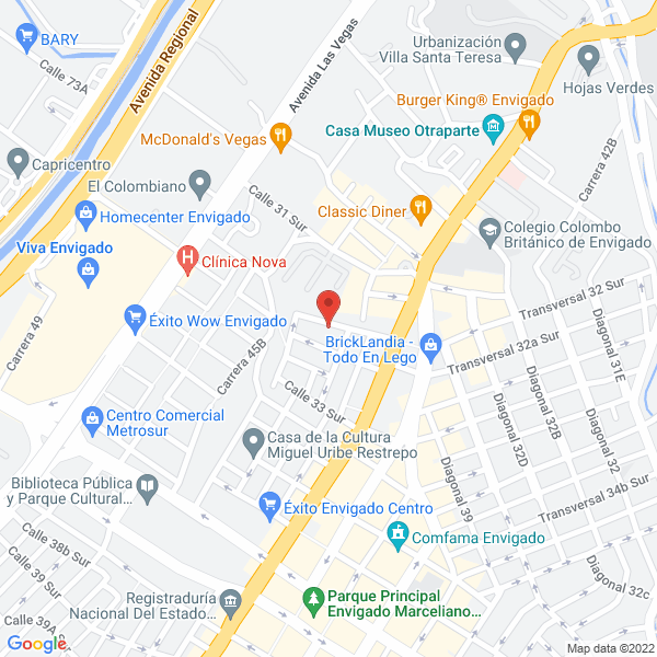 Mapa de Industrias Muñoz Duque S.A.S