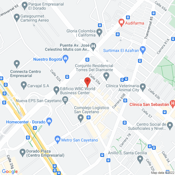 Mapa de Industrias Perinni E.U