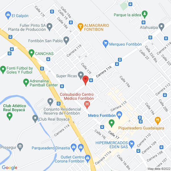 Mapa de Insercha S.A.S.