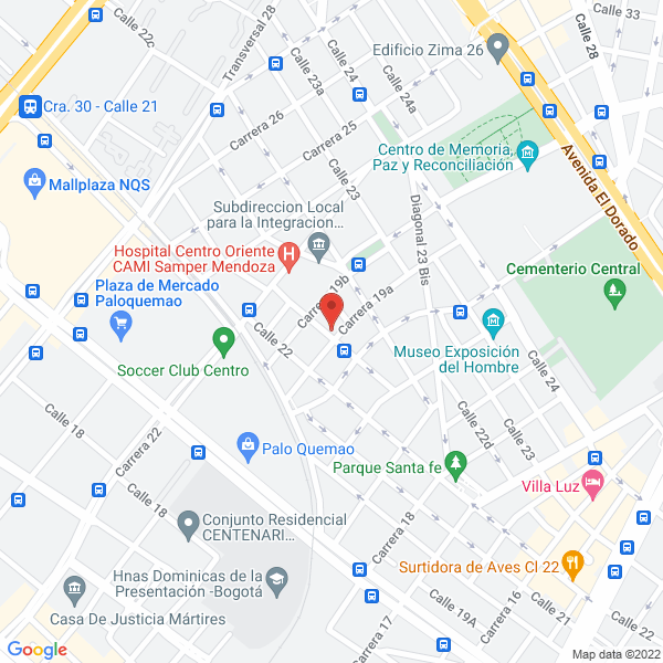 Mapa de Industrias Tecnilux S.A.S.