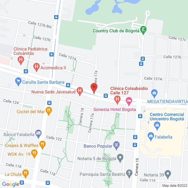 Mapa de Industrias Urba Ltda.