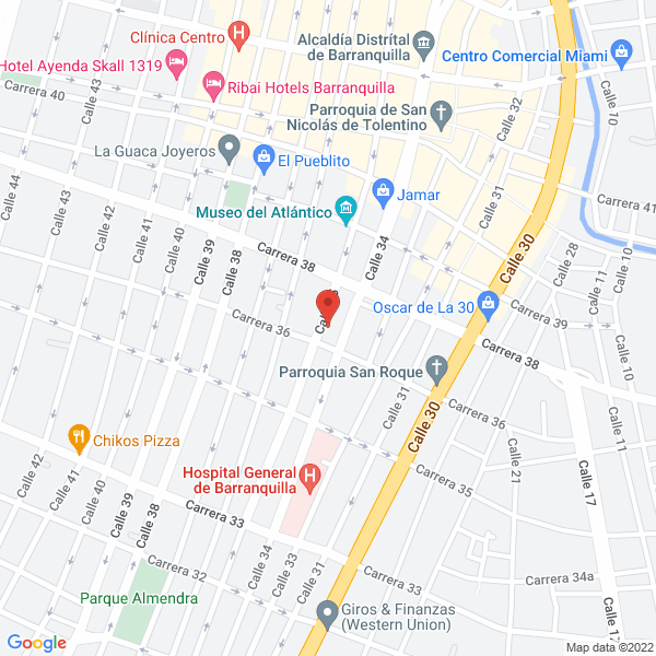 Map of Ingecoin Ltda.