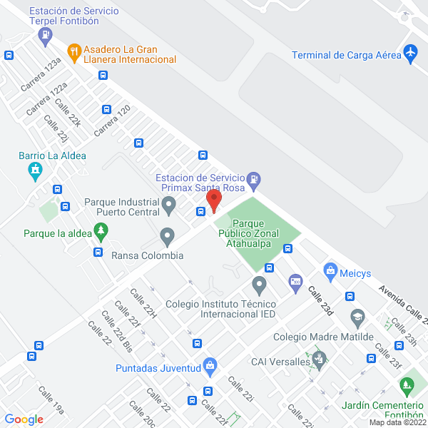 Mapa de Ingemáquinas A&C Ltda