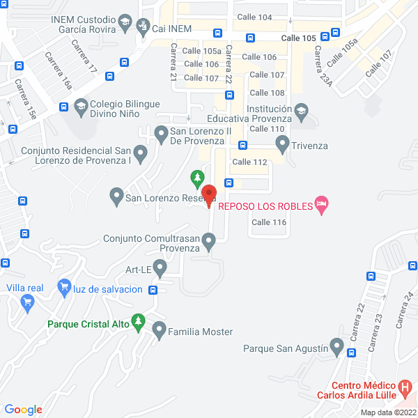 Map of Moriah Express S.A.S.