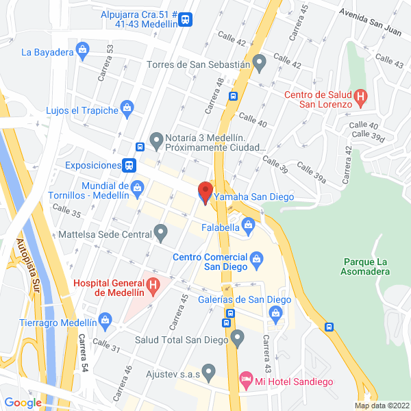 Mapa de Motores Y Puertas S.A.S