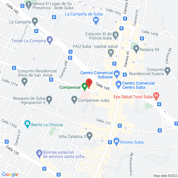Mapa de Motos De Suba S.A.S.