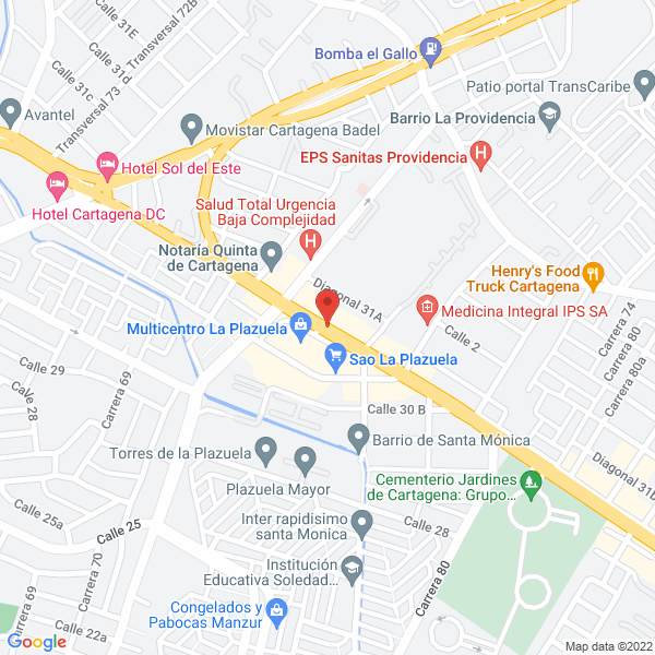 Map of Motos La Heroica