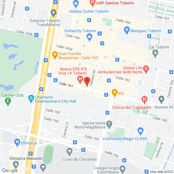Mapa de Luftcom De Colombia S.A.S