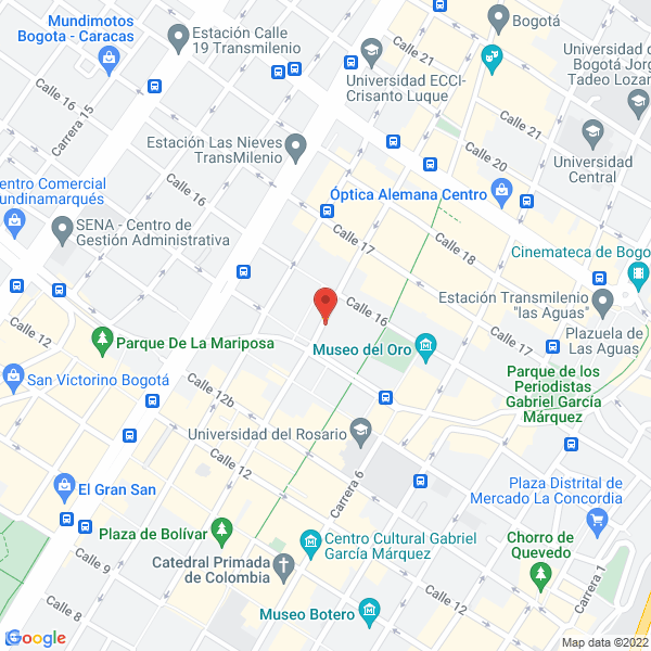 Mapa de Luis F. Camacho & CIA.