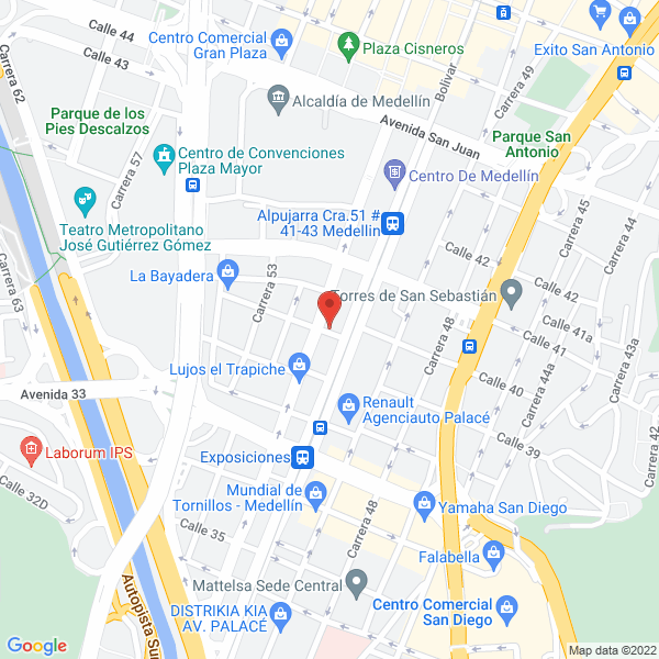 Mapa de Lujos El Pirry