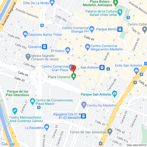 Mapa de Lulux Tienda