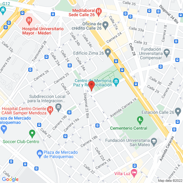 Mapa de Luminos S.A.S.