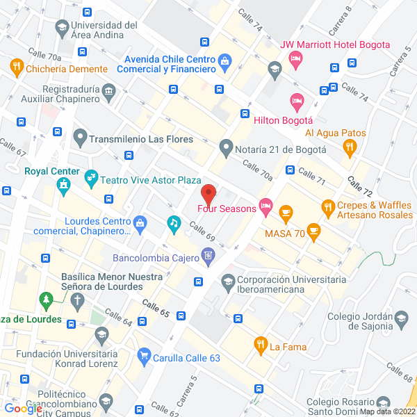 Mapa de Luque Ospina & Cía.