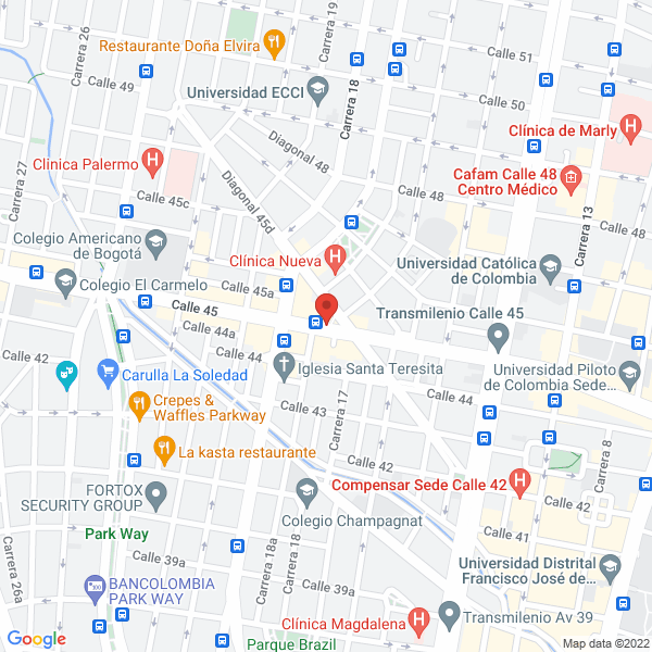 Mapa de Lope Comunicaciones E.U.