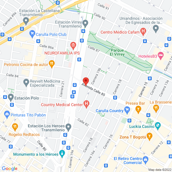 Mapa de Los Cafetales Café Bar