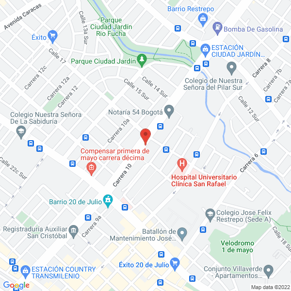 Mapa de Los Compadres
