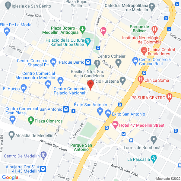 Mapa de Almacén El Piñatón