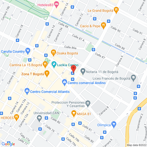 Mapa de Los Goodfellas S.A.S.
