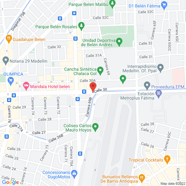Mapa de Lubricantes Y Montallantas El Nitro