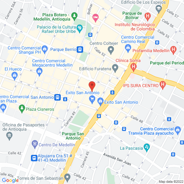 Mapa de Lubricentro Copacabana