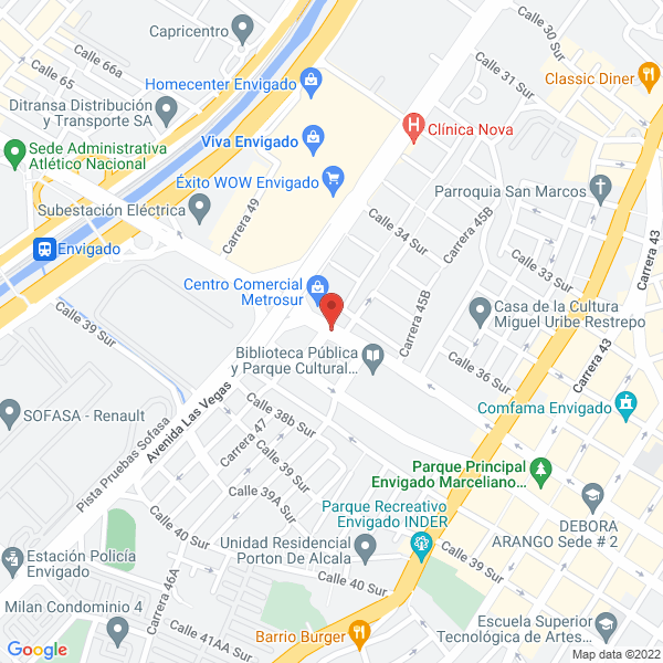 Mapa de Llaves Multillaves Envigad0