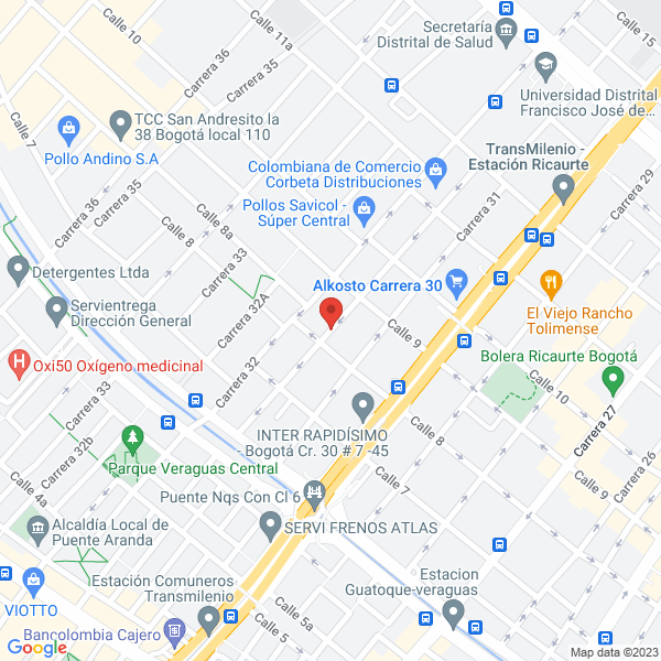 Mapa de Jovetrans Ltda
