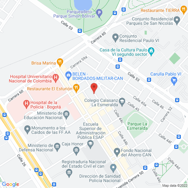 Mapa de Joyco Consultores S.A.S.