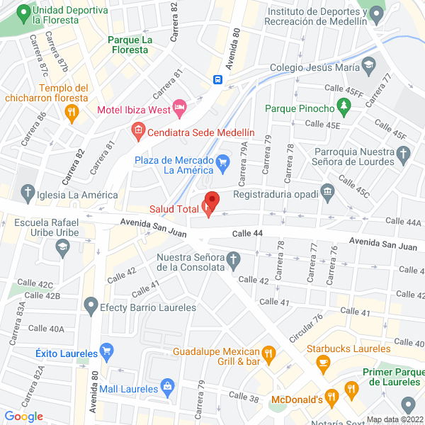 Mapa de Joyeria Camilo Isaza