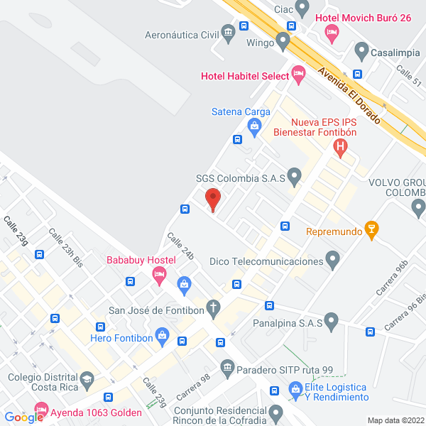Mapa de Jr Logistics S.A.S.