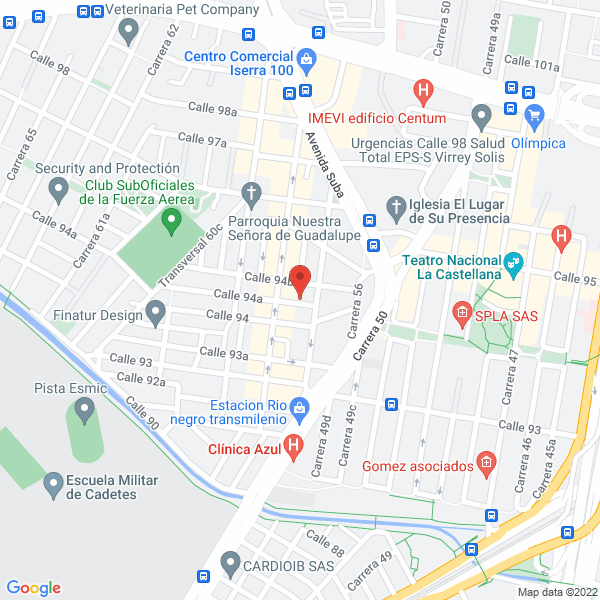 Mapa de Jre Ingeniería Ltda.