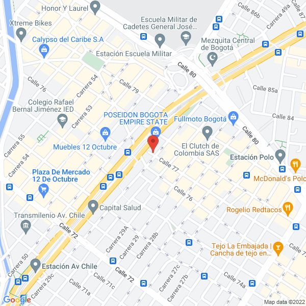 Mapa de Motostar Imports S.A.S.