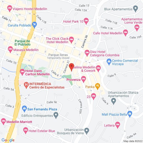 Mapa de Mousse Lingerie