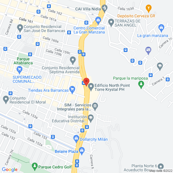 Mapa de Mr Proyectos S.A.S.