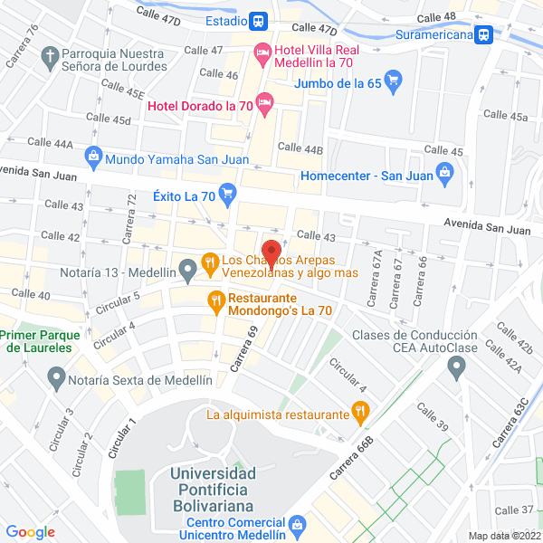 Mapa de Magenta Life