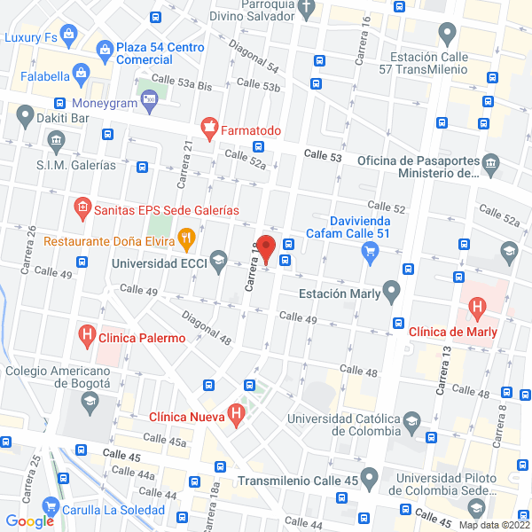 Mapa de Magnum Farmacéutica