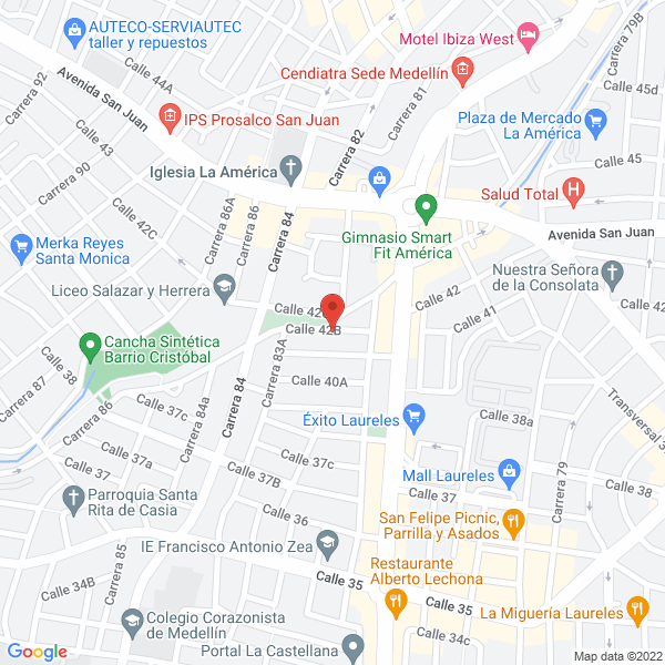 Mapa de Banquetes Getsemaní