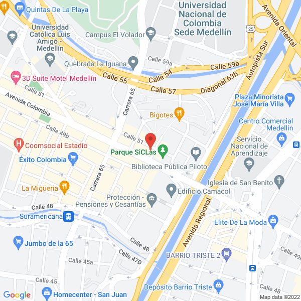 Mapa de Manantiales