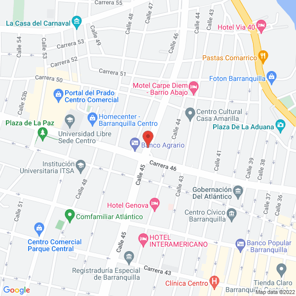 Map of Mangueras Y Correas Ltda.