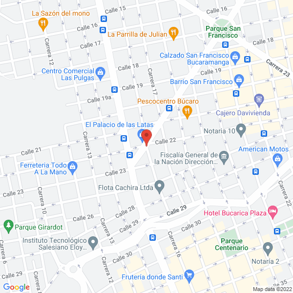 Map of Manijas & Accesorios