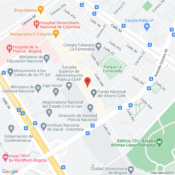 Mapa de Manjares La Esmeralda