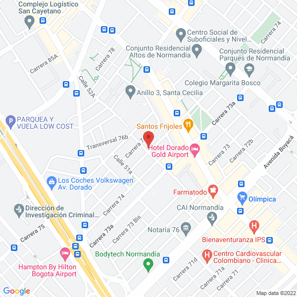 Mapa de Manos A La Obra Empresarial Outsourcing S.A.S.