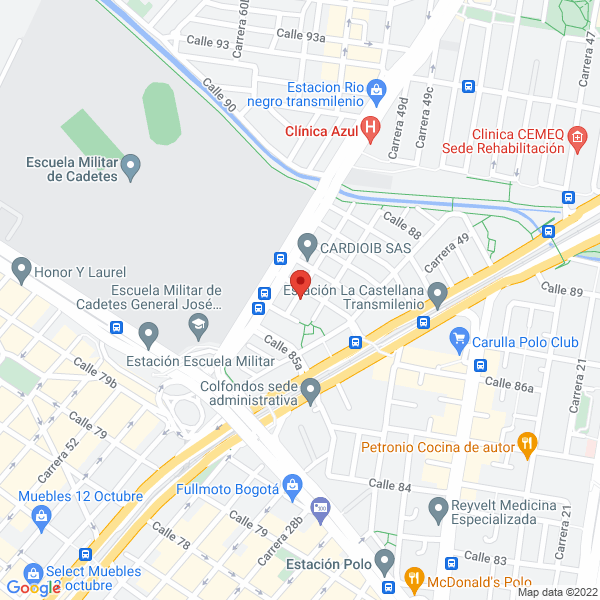 Mapa de Manteles Y Cristales