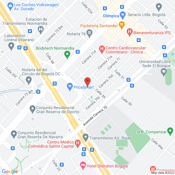 Mapa de Magna Construcciones Ltda.