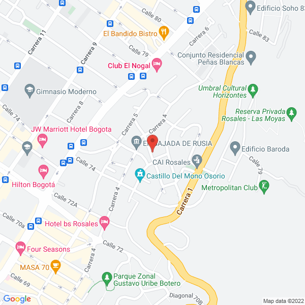 Mapa de Marazzani De Vasquez Paola