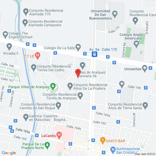 Mapa de María Claudia Aristizábal