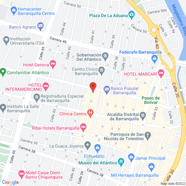 Map of María Del Rosario Diazgranados Posada